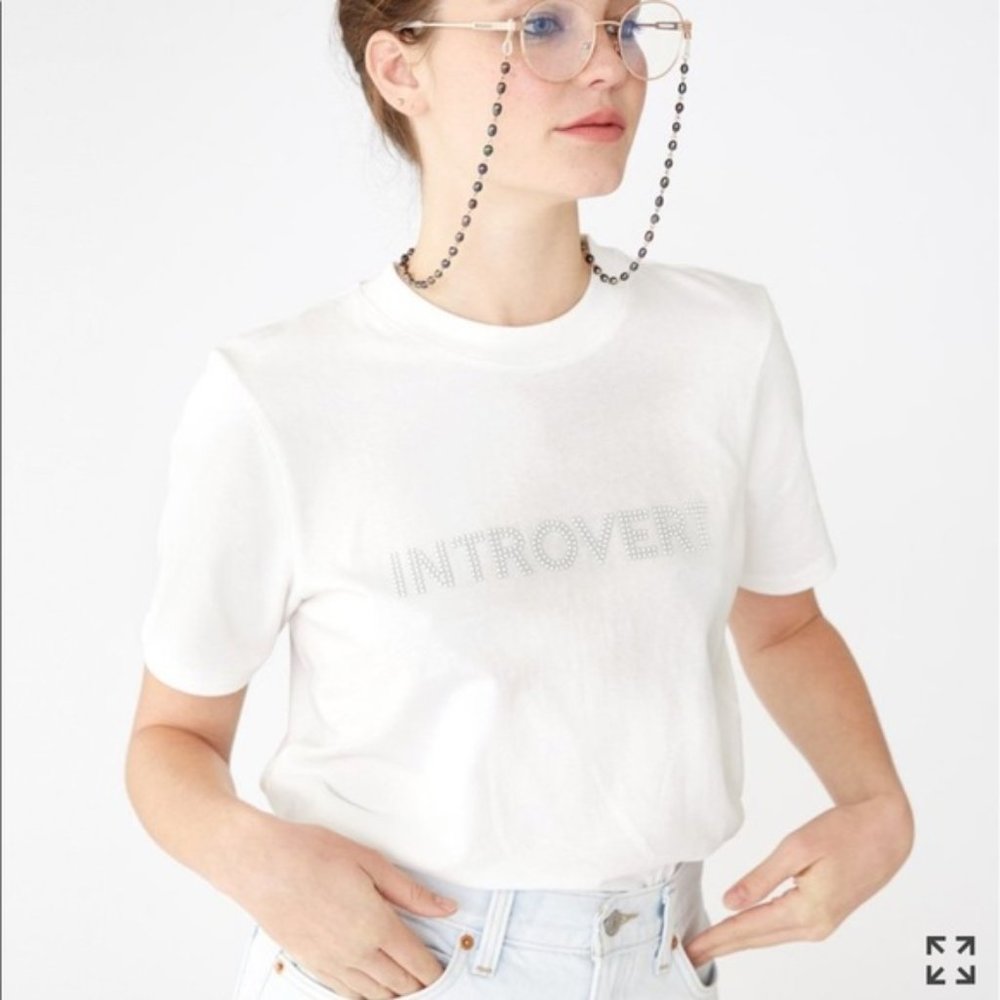 NWT Ban.do Introvert Retro Graphic relaxed Tee  Extra Small